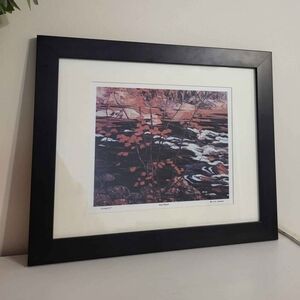 Group of Seven Red Maple Framed Print